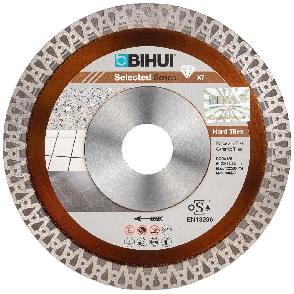 BIHUI Диск алмазный B-MASTER 125x22,2x1,2 мм. DCDA125