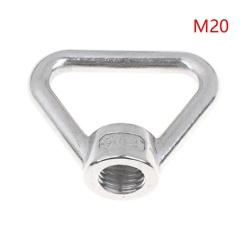 Треугольная подъемная гайка M20 из нержавеющей стали 304, A6