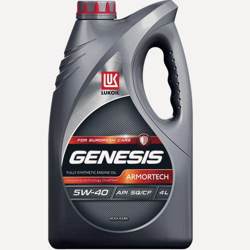 Изображение товара Масло моторное LUKOIL GENESIS ARMORTECH 5W-40, синтетическое, 4 л (API SQ)
