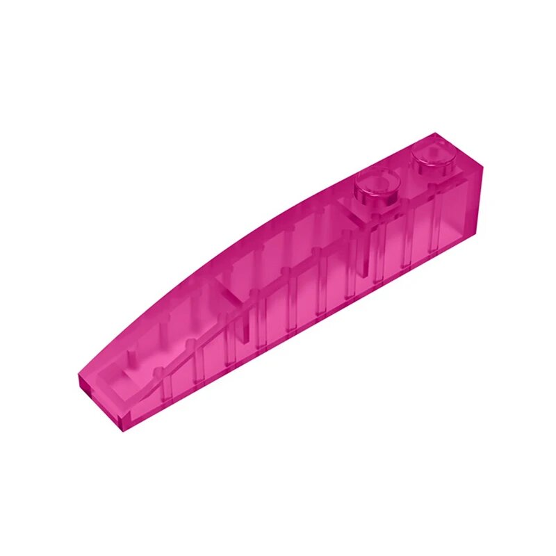 Gobricks 10 шт. изогнутые детали красные 6x1 111