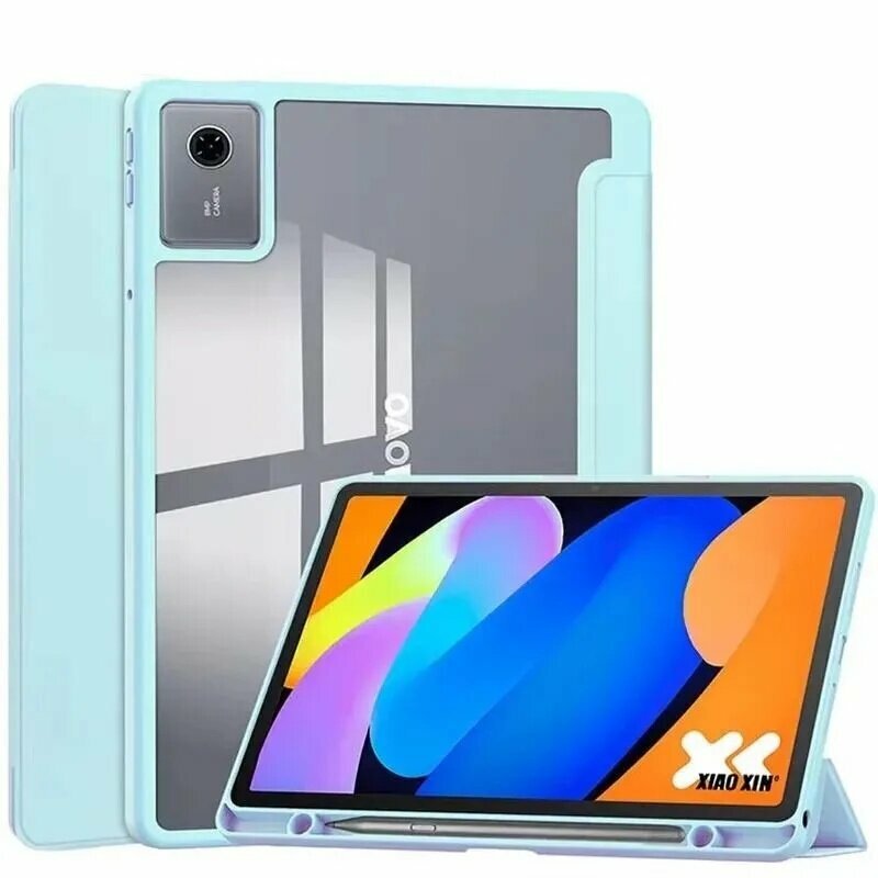 Умный чехол Для Lenovo Xiaoxin Pad 11 2025 11 дюйма защитный чехол с держателем карандаша совместимый TB335FC 11" корпуса планшета