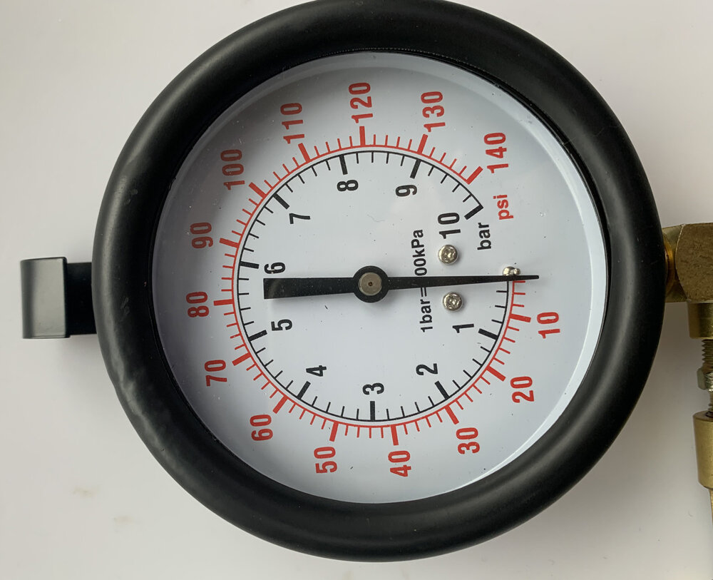 AE&T Тестер давления топлива многофункциональный 0-140PSI и 0-10атм TA-G1013