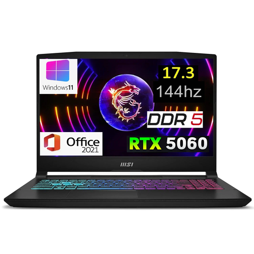 фото Ноутбук игровой msi katana 17.3" ips 144гц, core i5-14450hx, 32 gb ddr5, ssd 1 tb, rtx 5060-8 gb, win 11 pro+ms office