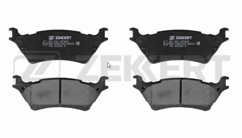 Колодки Zekkert тормозные, дисковые, задн. Ford F-150 VII VIII.