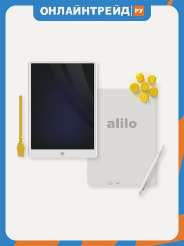 Изображение товара Планшет для рисования Alilo 60176 Большой космический со штампиками и стилусами 135 дюймов