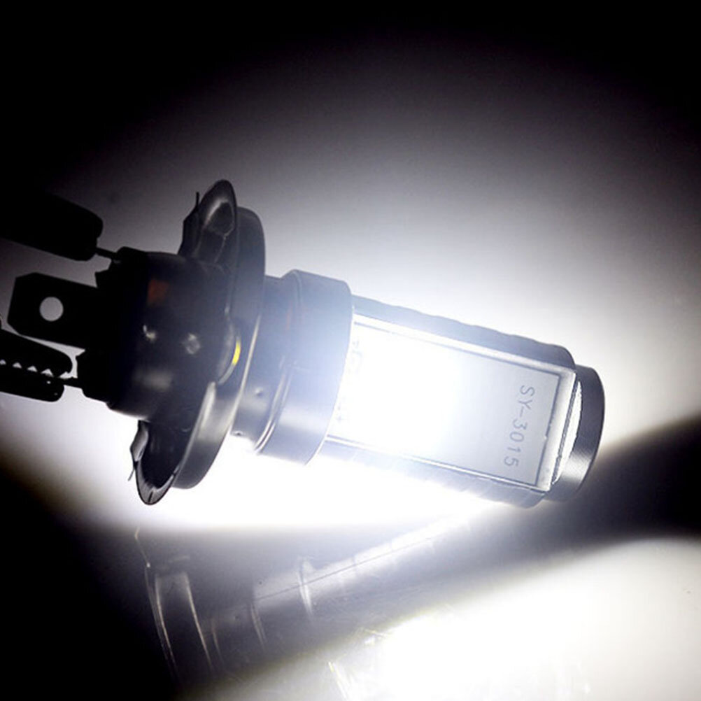 2 Шт Головной Свет Автомобиля Led Фары Мотоцикла Суперяркий Spotlight H4 COB 6W Серебристый 9 4*4 7*7 5Cm