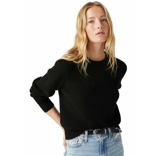 фото Свитер levi's women snowflake pullover sweater, размер xs, , черный