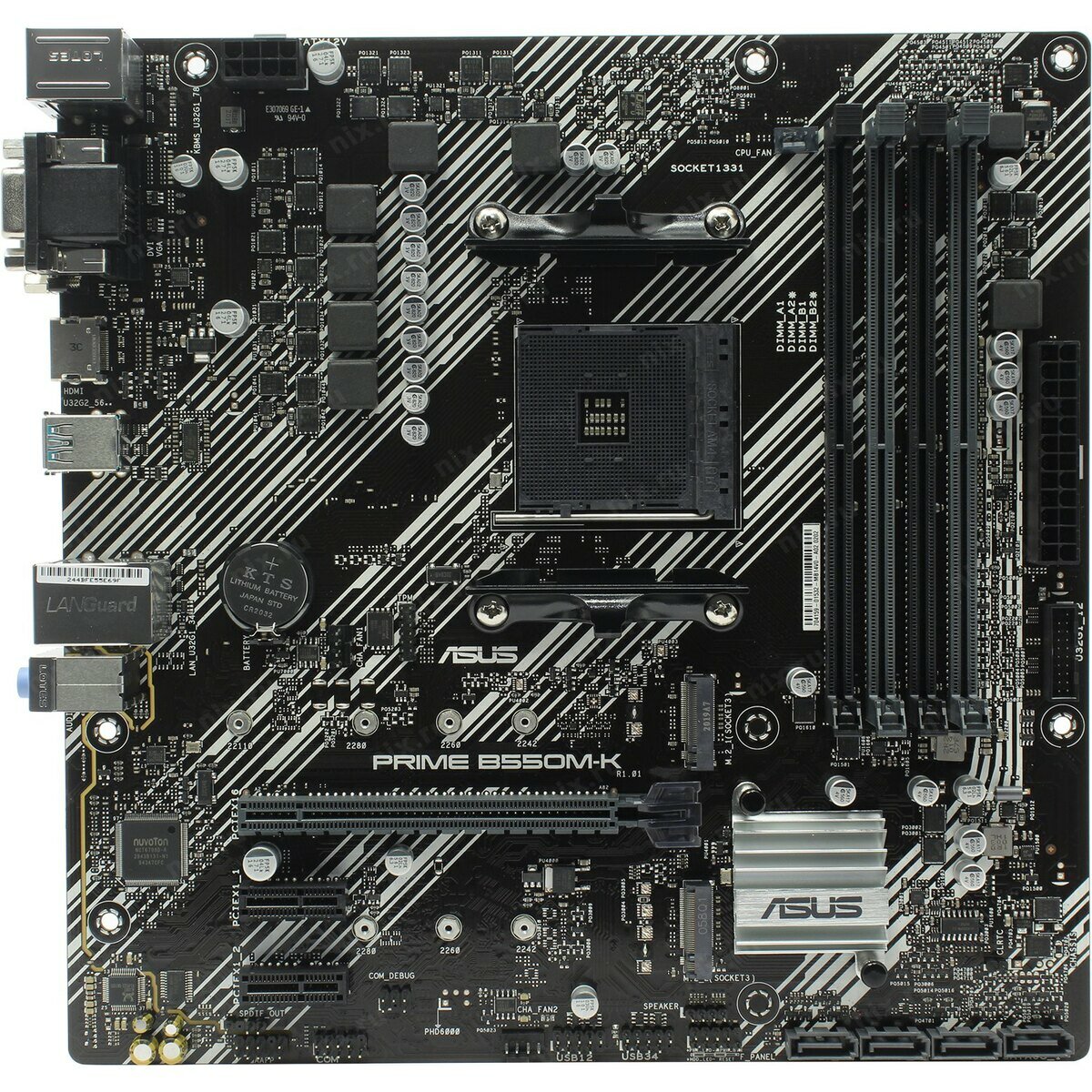 ASUS PRIME B550M-K (RTL) AM4 B550 PCI-E Dsub+DVI+HDMI GbLAN SATA MicroATX 4DDR4 — фото 1