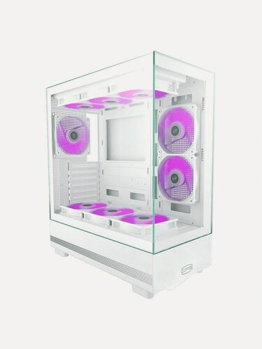 Изображение товара Корпус PcCooler C3Q500 белый без БП ATX 9x120mm 2x140mm 1xUSB3.0 1xUSB3.1 audio bott PSU