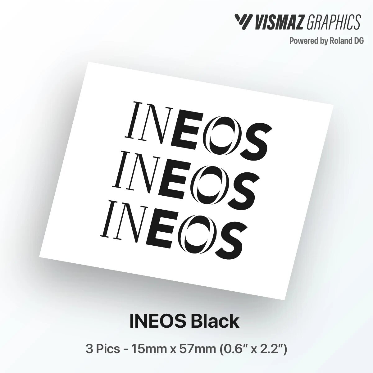 Наклейки VISMAZ Cycling Team Grenadier для шлема Черный, Ineos Black