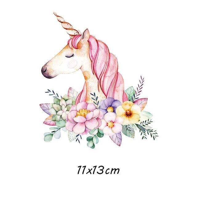 Нашивка на одежду Unicorn Розовый J-61-26