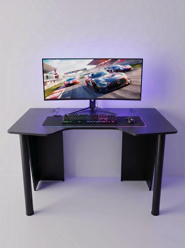 Изображение товара Компьютерный стол, 120см, черный, Fps mebel , игровой, геймерский