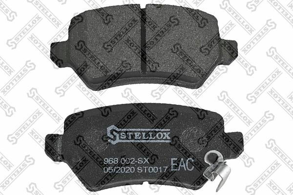 STELLOX Тормозные колодки задние для Opel Astra G 1.8-2.2DT 01-04/Zafira 2.2i/DTi 01>