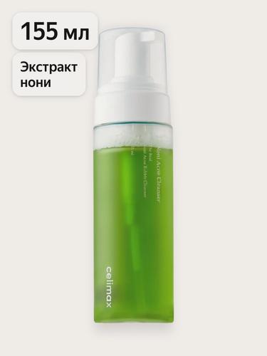 Изображение товара Celimax Пенка для умывания пузырьковая The Real Noni Acne Bubble Cleanser, 155 мл