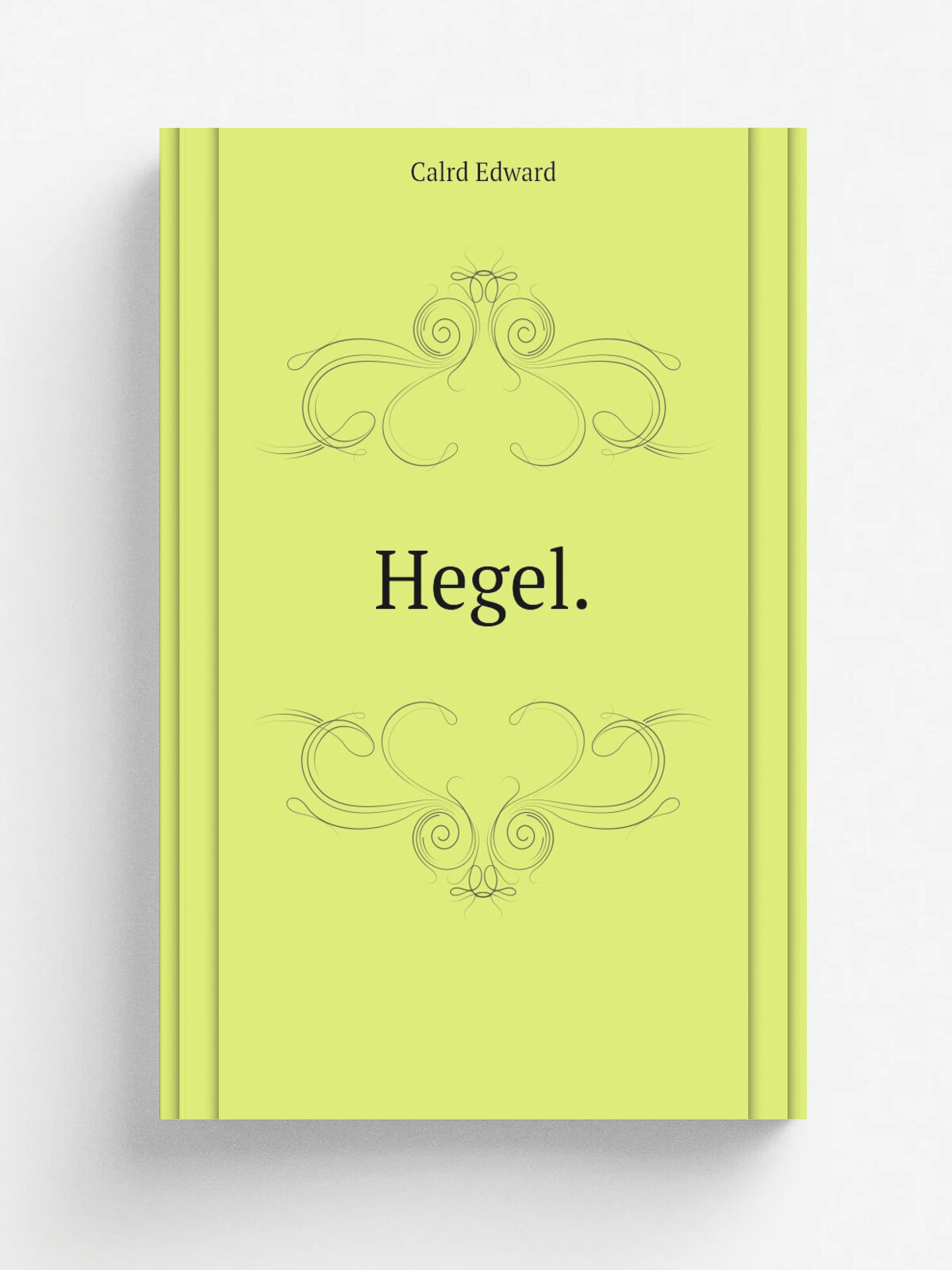Hegel. | Calrd Edward | Репринт