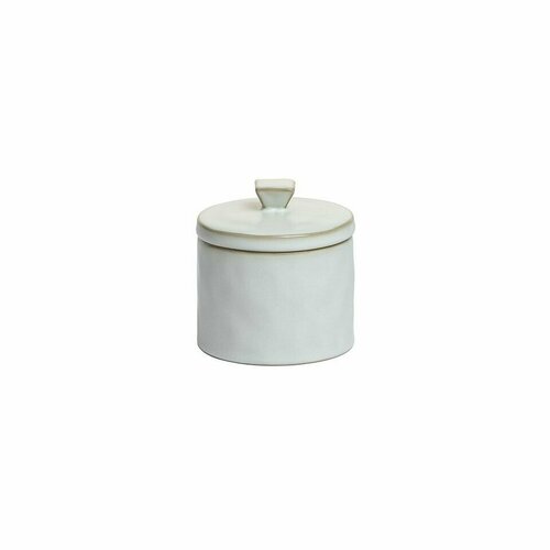 Емкость с крышкой ROOMERS TABLEWARE Padstow, 220 мл, каменная керамика, цвет кремовый (L9657-Cream)