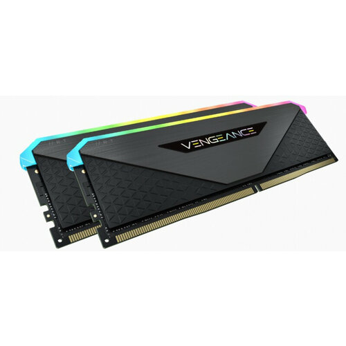 Оперативная память CORSAIR DDR4 16Gb 2x8Gb 4000MHz pc-32000 Vengeance RGB RT black CMN16GX4M2Z4000C18 676300₽