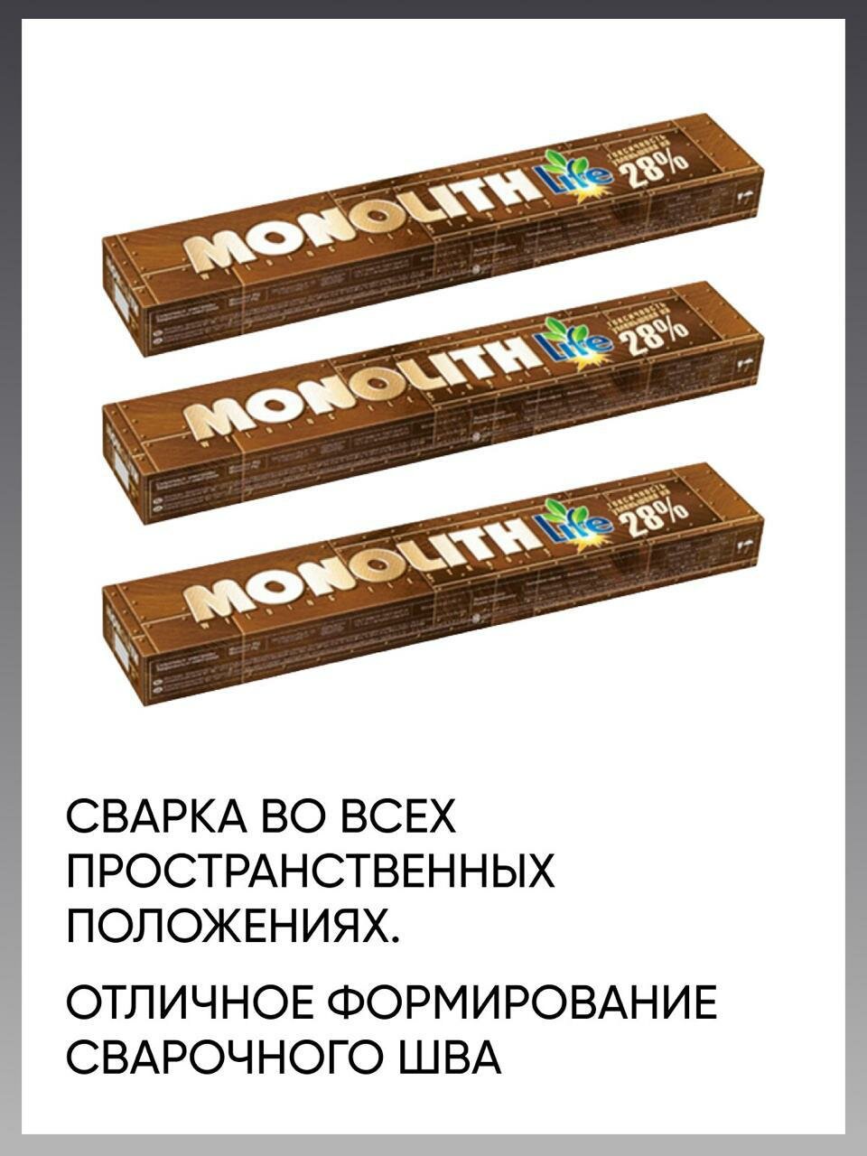 Электроды для сварки 2 мм, сварочные электроды Монолит РЦ для черных металлов, 2.5 кг