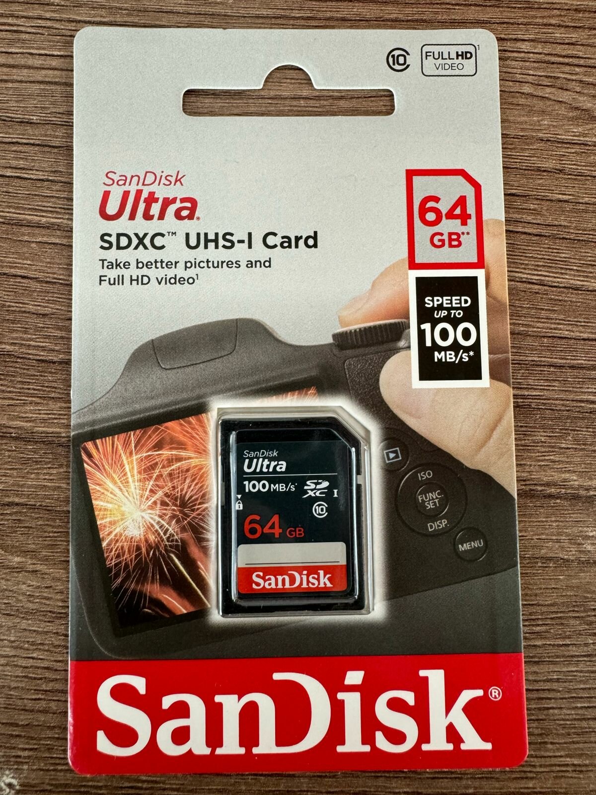 Карта памяти SDHC UHS-I SANDISK Ultra 64 ГБ, 100 МБ/с, Class 10, , 1 шт. - фото №12