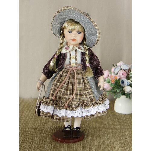 Кукла фарфоровая 16' на подставке KSVA-YF-161200