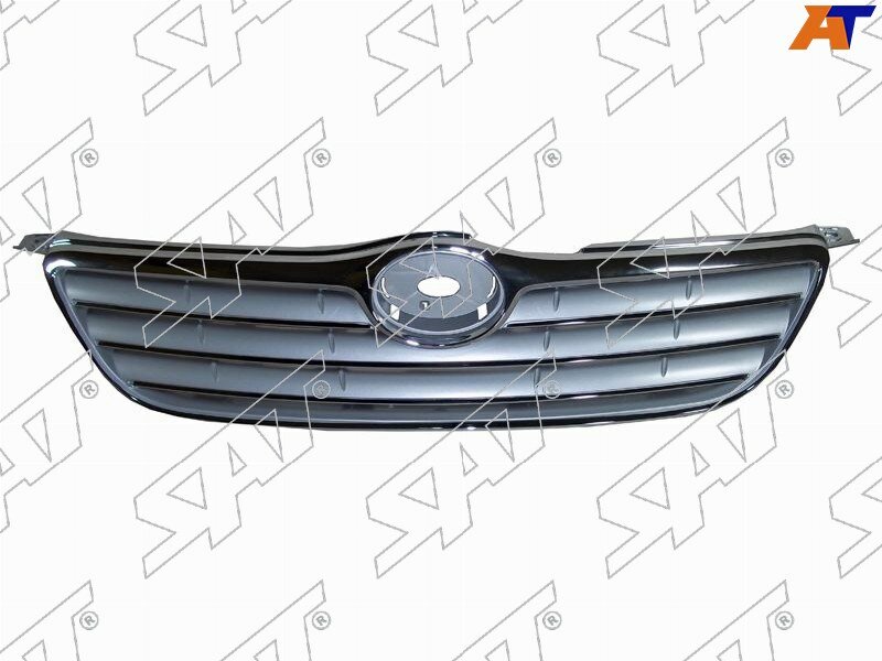 Решетка радиатора TOYOTA COROLLA 02-04 /COROLLA 04-06 EURO серая с хромом