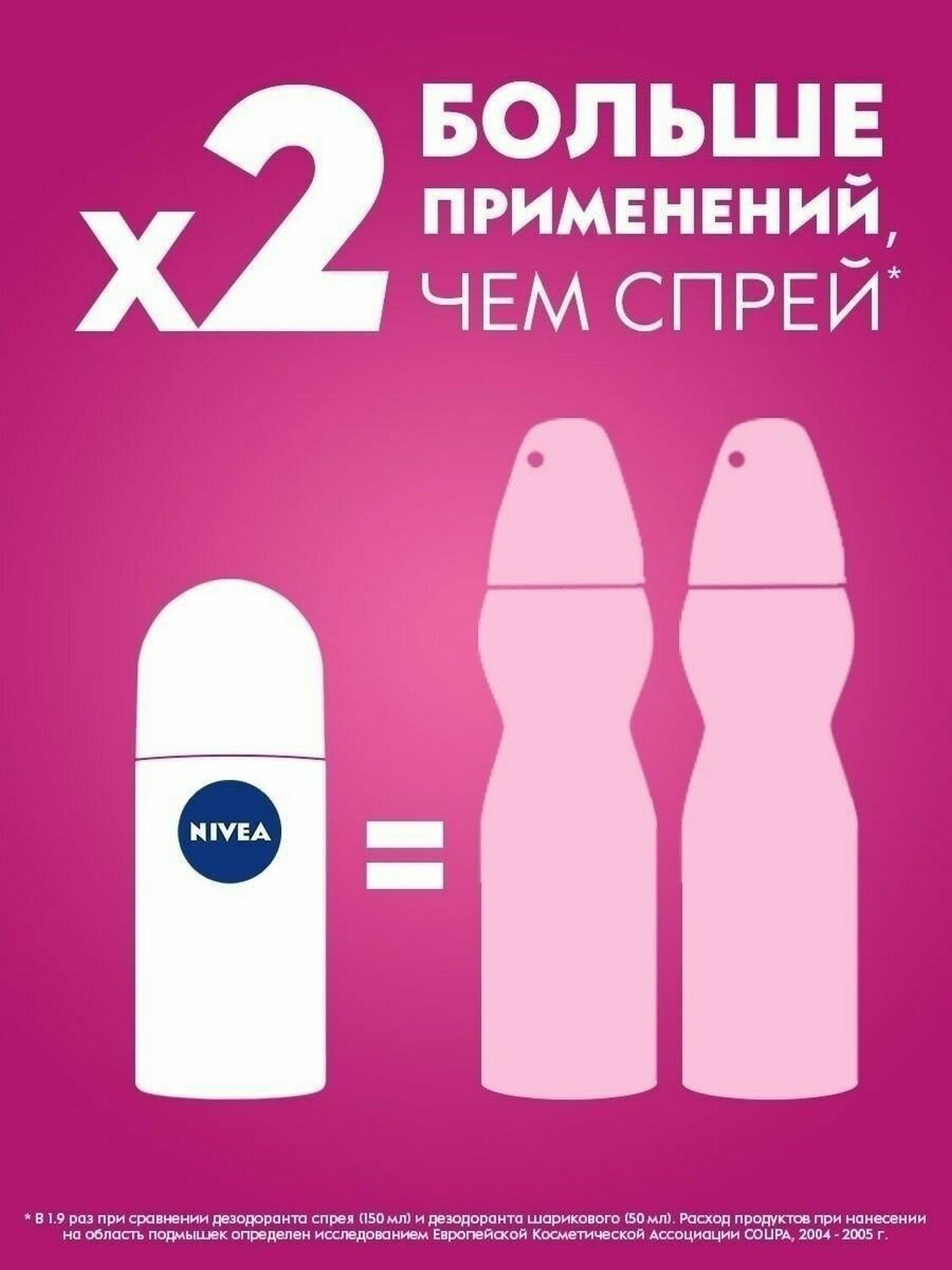 Дезодорант-ролик Nivea для женщин Эффект пудры, 50 мл - фото №5