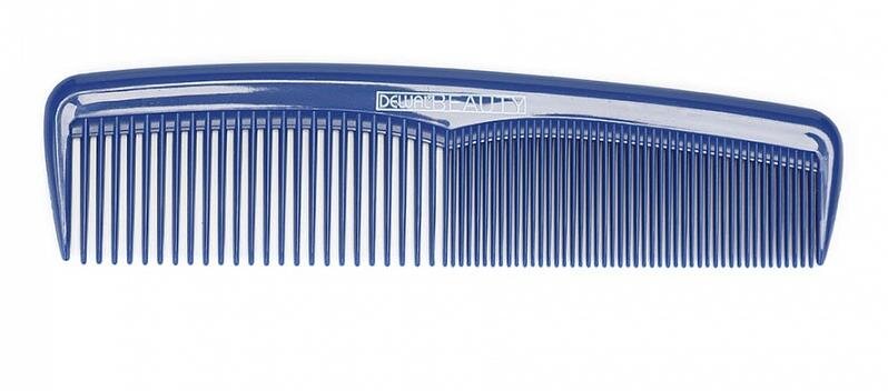 фото Расческа карманная, синяя 13,5 см