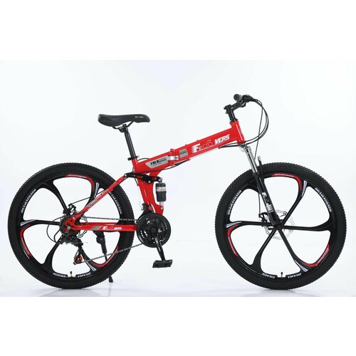 Горный складной велосипед мторайд шины 26 дюймов спортивный велик мужской и женский литье 22990₽