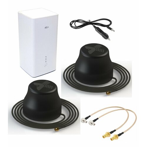 4G LTE Cat12 до 600Мбитс MiMo комплект в авто для высокоскоростного интернета Huawei B628 с антеннами Magnita-1 кабель 3м 19499₽