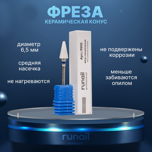 Изображение товара Фреза керамическая конус Runail №9590