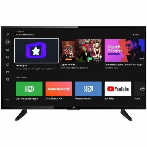 32" Телевизор Leff 32H550T 2022 IPS EAC, черный — фото 1