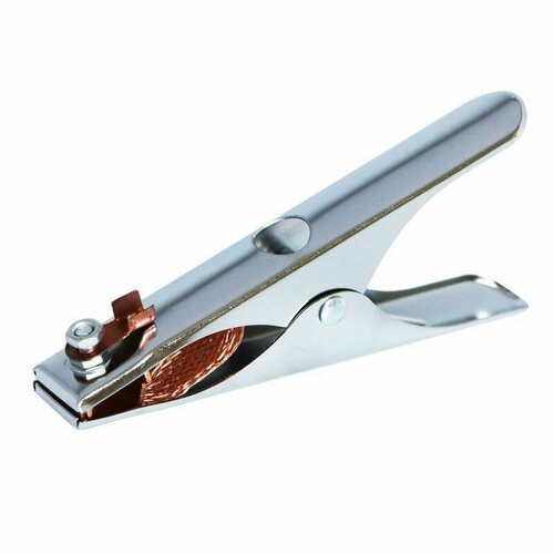 Клемма заземления масса для сварки 500А Зажим массы для сварочного аппарата крокодил 500 А ЗМ-500 450₽