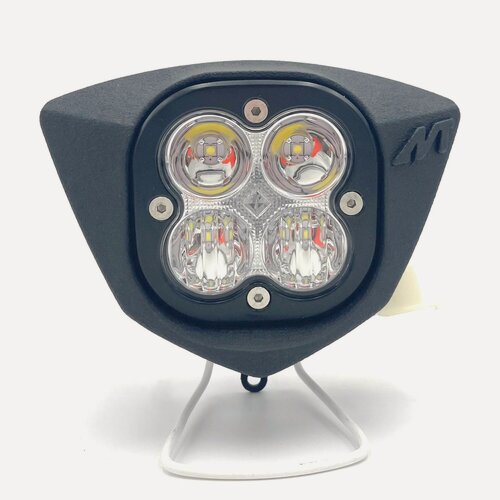 Изображение товара LED фара для Regulmoto нового образца(2024 модельного года Athlete, 003Sport, ZR300, Holeshot red edition), светодиодная фара AVTEXTREME для эндуро мотоциклов, чёрная