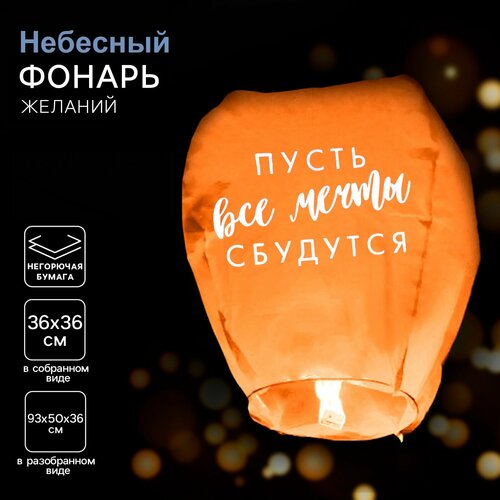 фото Фонарик желаний «пусть все мечты сбудутся!», форма купол, цвета микс страна карнавалия