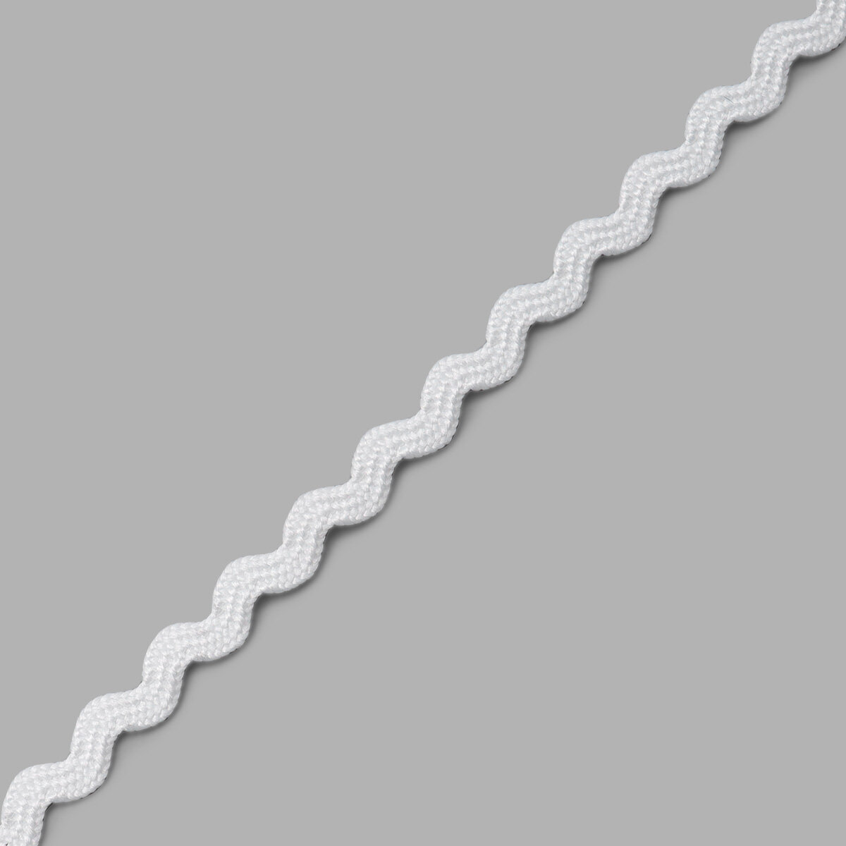 Тесьма декоративная вьюнчик 3мм*30м Нудольская фабрика С441 (белая)