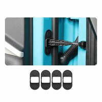 Для Xiaomi SU7 2024, автомобильный Стайлинг, дверная петля, водонепроницаемый чехол, защитный чехол для дверной петли, дождевик, автоаксессуары, Черный