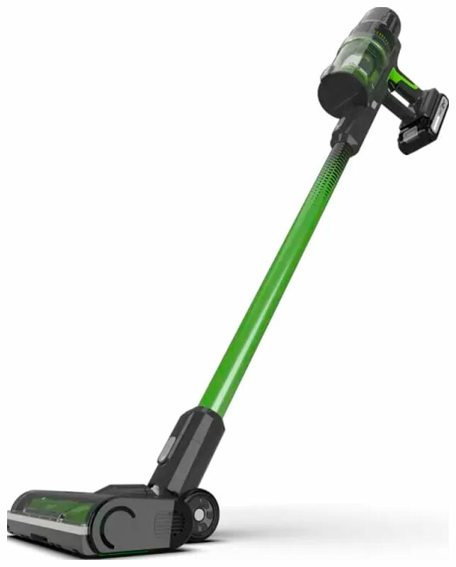 Пылесос вертикальный аккумуляторный Greenworks GD24SV, 24V, 500 Вт, 20 кПа, 1х4 Ач, зу 2А, 4 насадки (4701407UB)