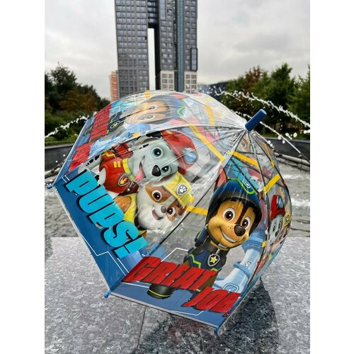 Зонт-трость GALAXY OF UMBRELLAS, сине-белый