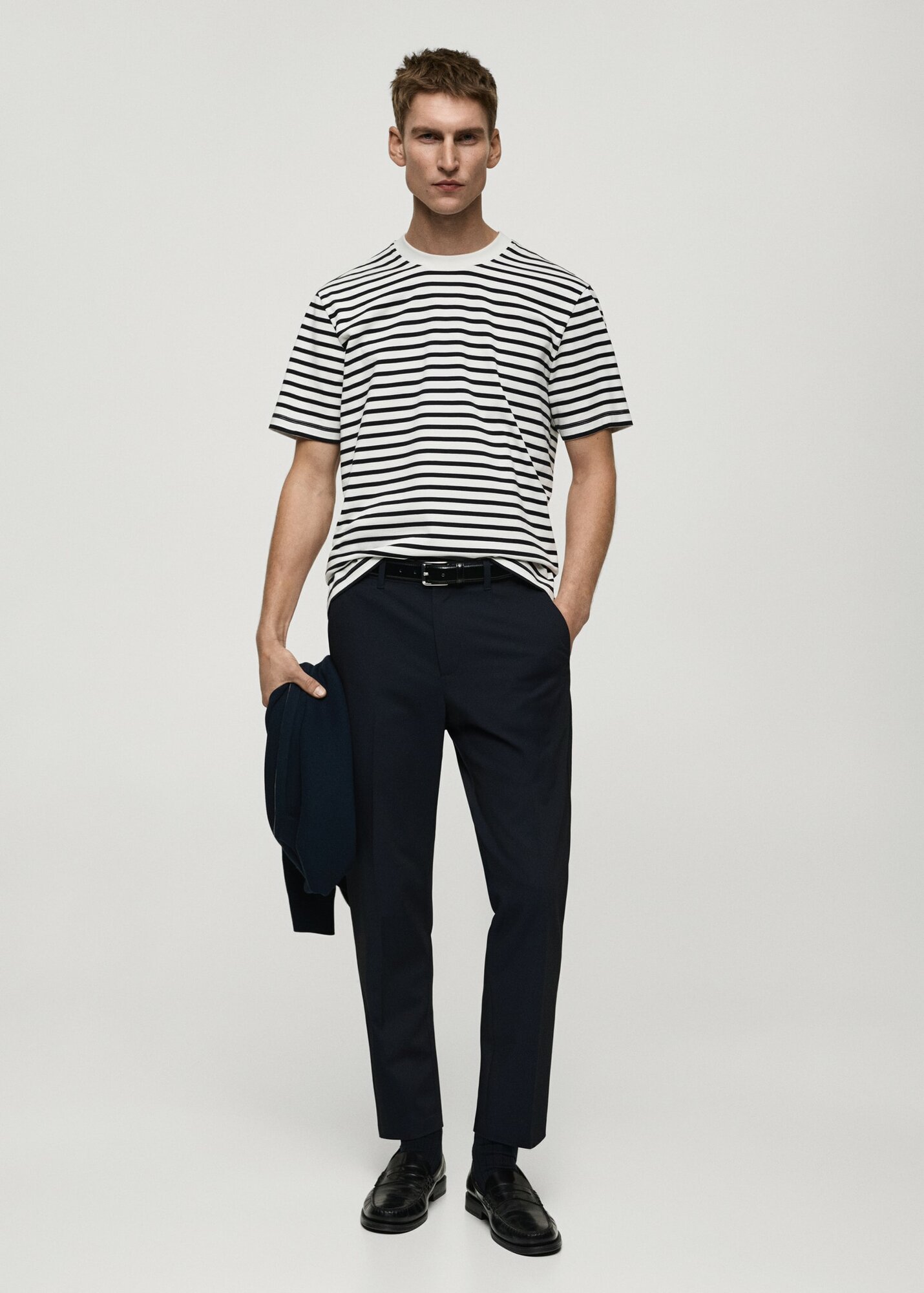 Футболка MANGO Outlet FRENCH, размер XS, бежевый