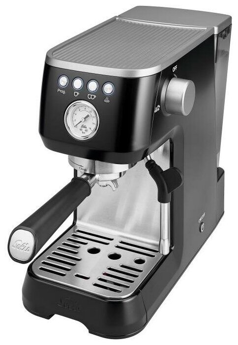 Кофеварка рожковая Solis Coffe Maker 1170 черная - фотография № 3