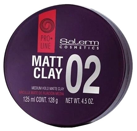Salerm Cosmetics Глина ProLine Matt Clay, средняя фиксация, 125 мл