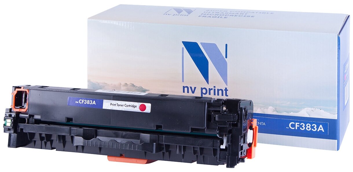 Лазерный картридж NV Print NV-CF383AM для HP LaserJet Color Pro M476dn, M476dw, M476nw (совместимый, пурпурный, 2700 стр.)