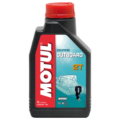 фото Минеральное моторное масло motul outboard 2t, 5 л