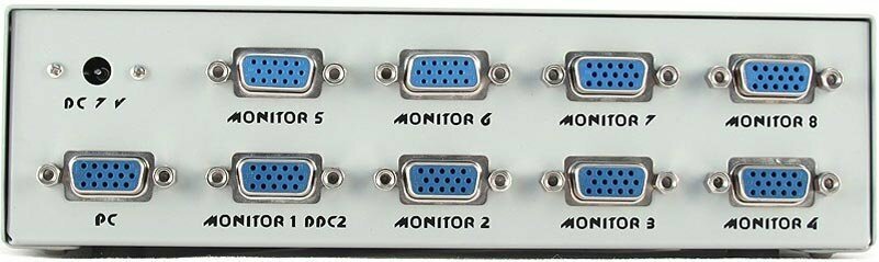 Сплиттер VGA Gembird GVS128 HD15M/8x15M 1комп.-8 мониторов - фото №2