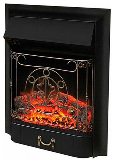 Каминокомплект Royal Flame Dublin арочный сланец белый с очагом Majestic FX Black (RB-STD3BLFX) (дуб)