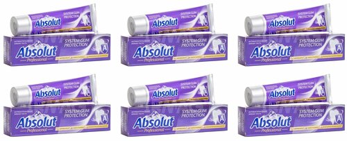 Весна Зубная паста Absolut Pro System Gum Protection, 110 гр, 6 шт