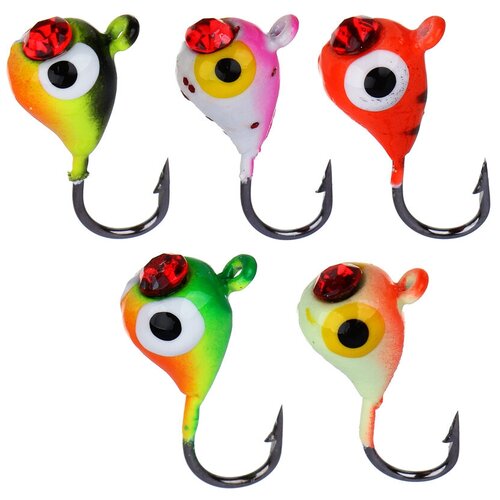 Мормышка зимняя Капля 25г D10мм 5шт AZOR FISHING 498₽