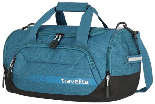 Сумка дорожная Travelite VMA173194, 23 л, 40х25х23 см, ручная кладь, синий, бирюзовый