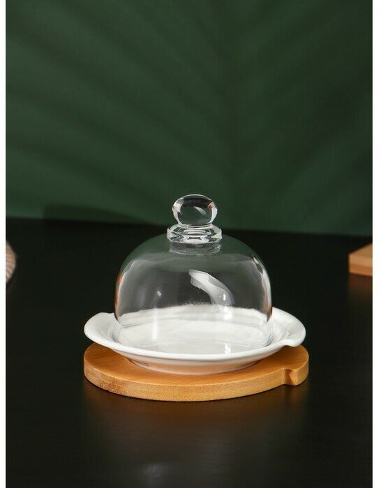 фото Лимонница фарфоровая BellaTenero, 12,5×9 см, цвет белый