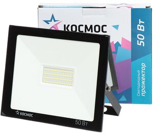 Космос Прожектор светодиодный 50Вт, 4000Лм, IP65, 6500K, Sup 300141 K_PR5_LED_50